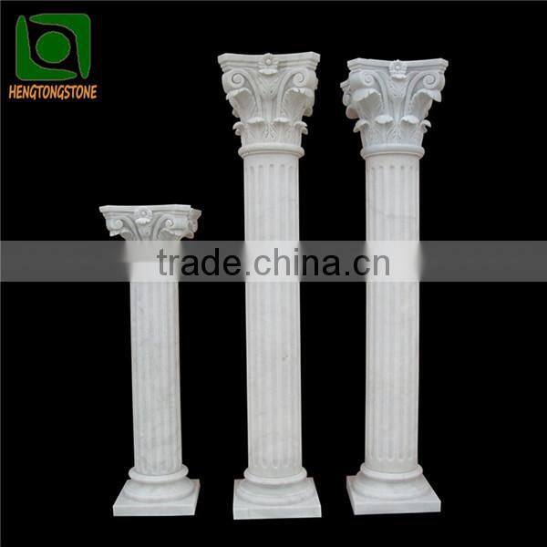 White Marble Roman Pillars for Sale