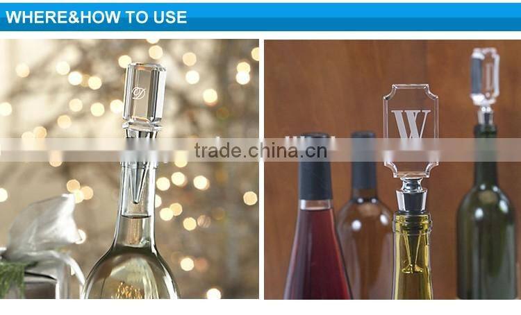 High Quality Decorative Crystal Wine Stopper wholesale with different shape