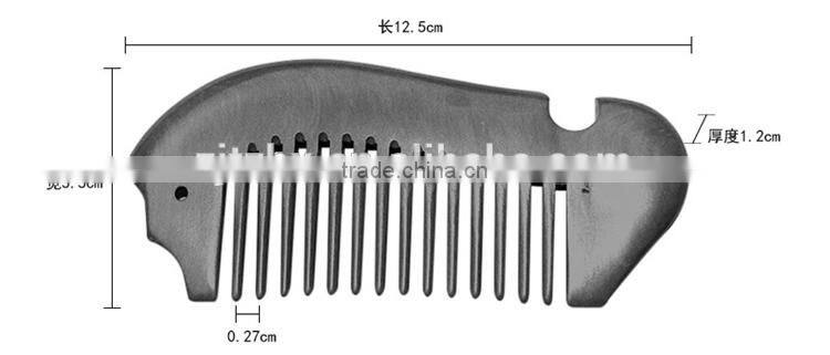 Fish Wood Pocket Comb