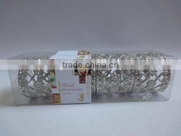 silver plated monogrammed napkin ring