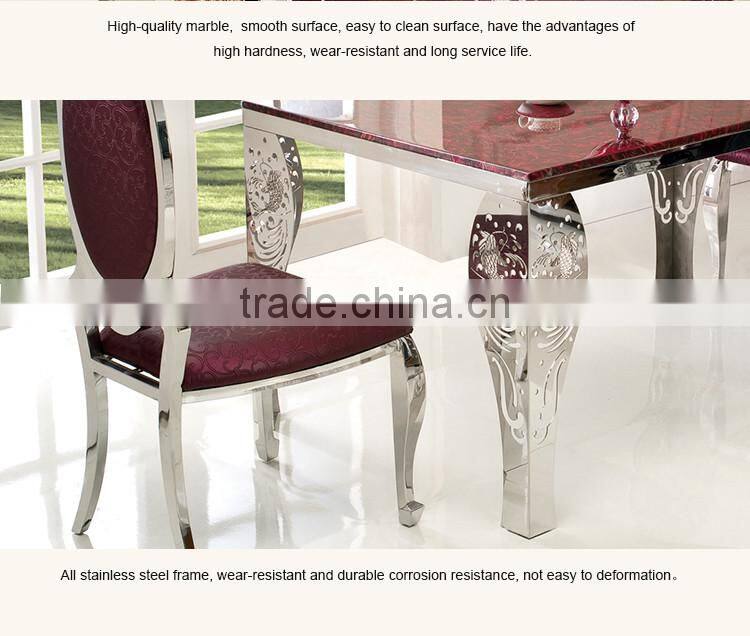 TH348 Stainless Steel Modern Designer Dining Tables