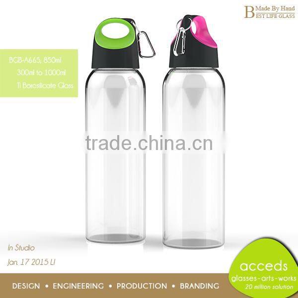 Hand Blown Glass Mineral Water Bottle And Soda 750Ml