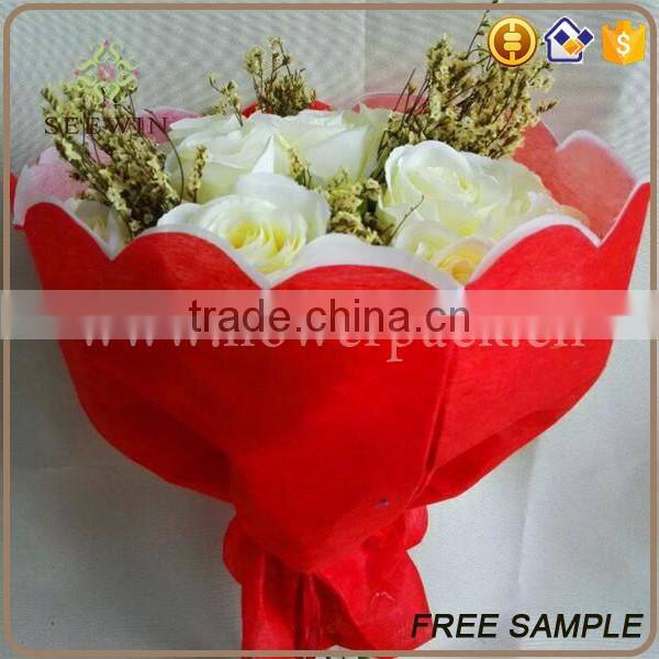 mesh fabric flower packaging sleeve
