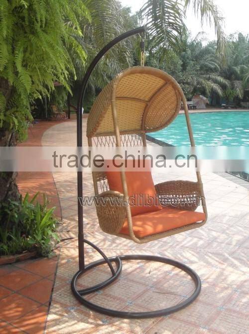 2014 Hot Sale Outdoor Garden Rattan Hanging Chair