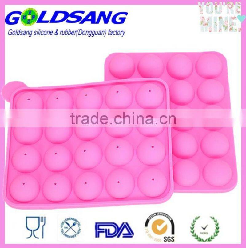 New Easy Instant Silicone Baking Flex Pan 20 Cup Tasty Top Cake Pop Mold Tray