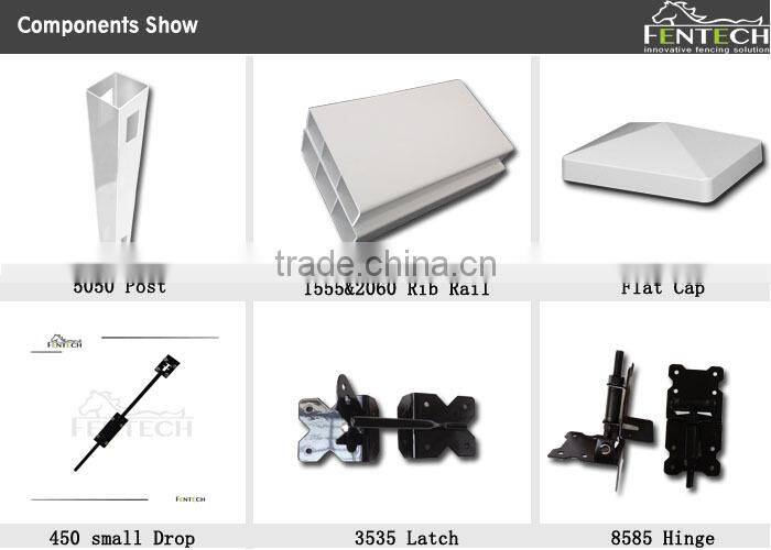 Fentech High Quality Plastic PVC Horse Fencing