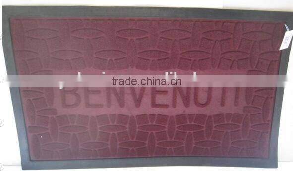 rubber material front door mat