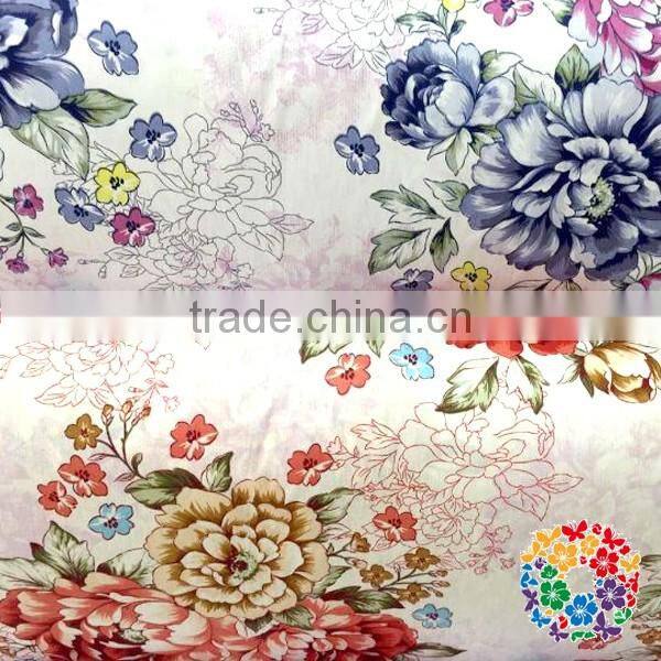 Wholesale Cheap Floral Cotton Fabric Colorful Printed Cotton Fabric 100% Cotton Fabric