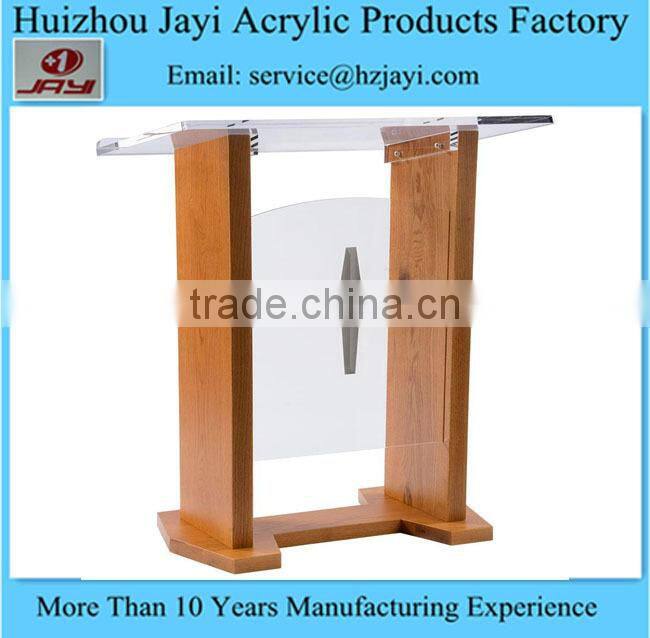 Factory wholesale clear acrylic modern design church podium