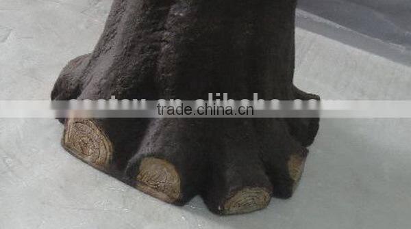 knock-down handmade fiberglass deer balcony flower pots