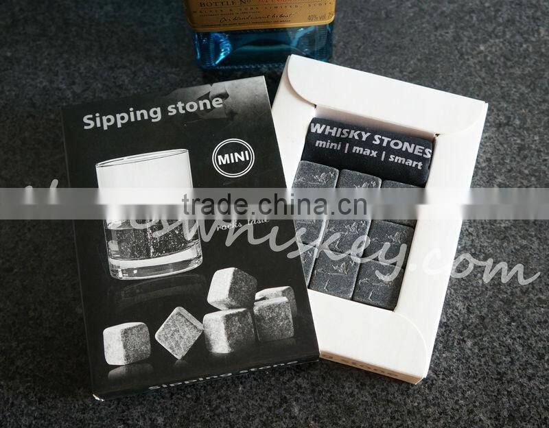 Customized whiskey stones triangle/ whiskey stones engraved/ logo ice cube