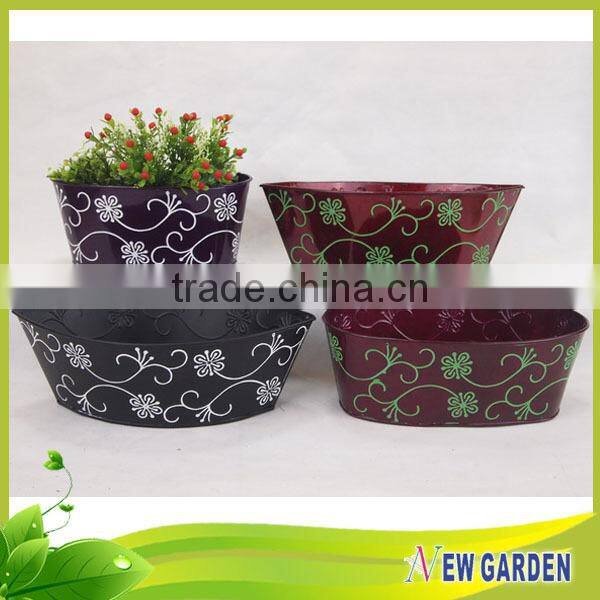 Multi functional inexpensive OEM service metal pot plant