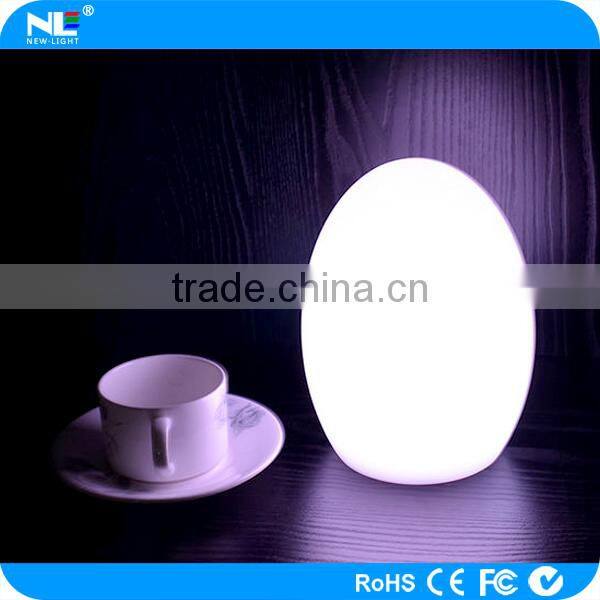 Beautiful waterproof wireless LED decoration light ball / Plastic floating LED color change ball