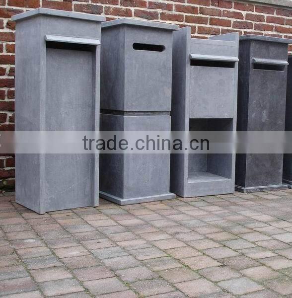outdoor decoration cheap antique granite stone mailbox wholesale
