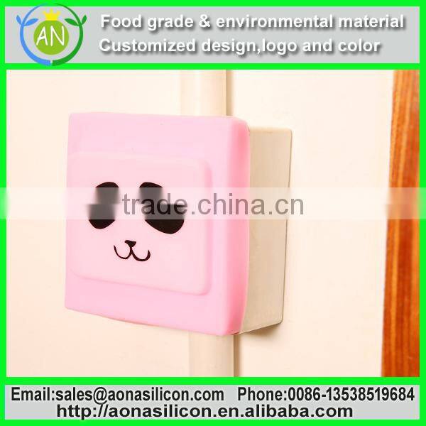 Anti-dust electrical protecting silicone switch cover|waterproof silicone light switch opener case