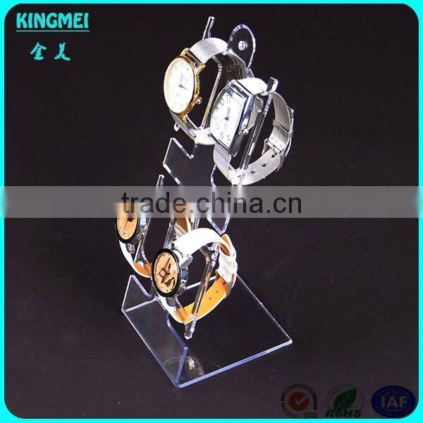 2015 New Design Acrylic Pocket Wrist Watch Display Stand