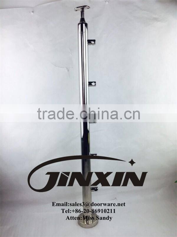 Stainless Steel Railing Post With Bar Holder