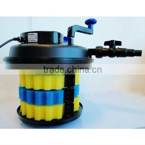 CPF-5000 Pond bio press filter with Built-in 11w UV Lamp