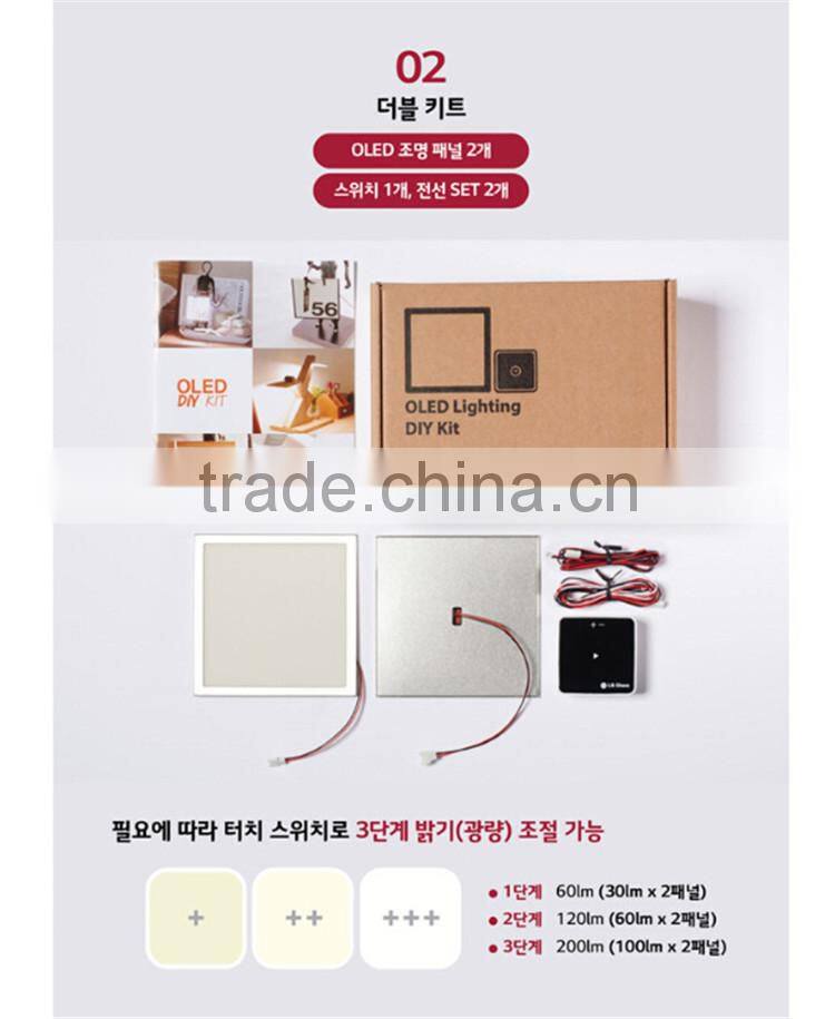 DIY KIT-oled light panel,ultra thin oled panel light,round oled panel light