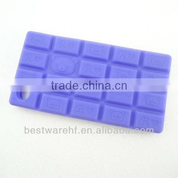 Custom silicone rubber mobile phone bag, cellphone case for apple iphone 5 5s