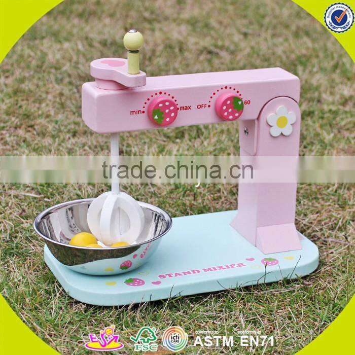 wholesale pretend play pink wooden kids baking set top fashion wooden kids baking set W10D013