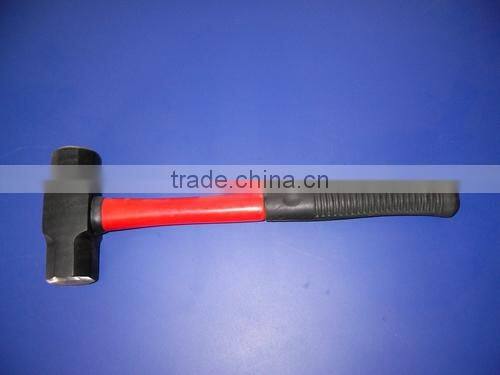 forged sledge hammer with fiber glass hanle