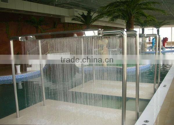 Stainless steel pool use auto water curtain spray water jet nozzle