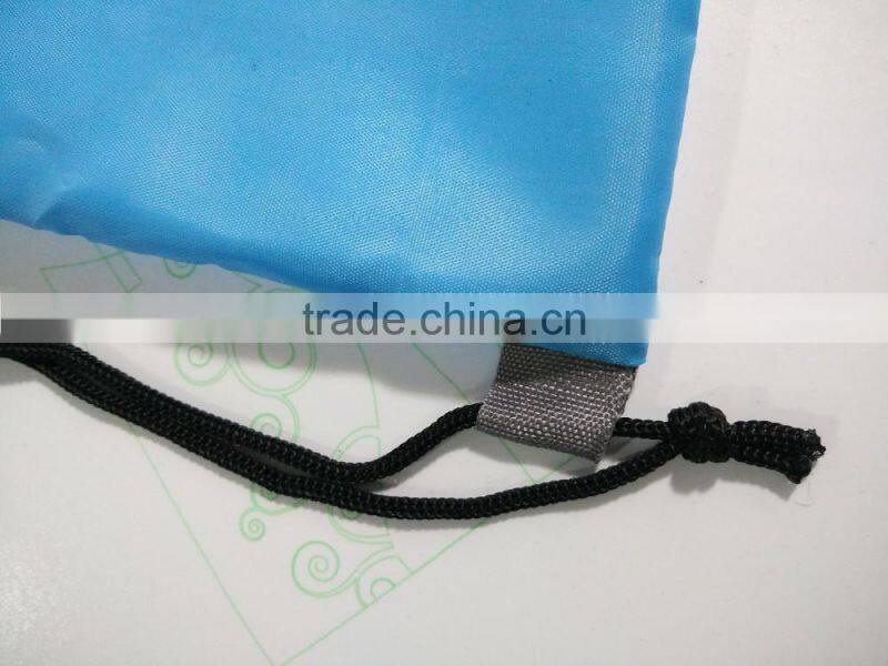 100% Promotional Cinch Pack rpet cinch sports bag with logo printing on the bag and the pouch