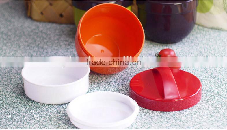 High Capacity 3 Layers Black Lunch Box With Fork & Spoon OKAY With Microwave,hot new product for 2015,CUSTOM plastic lunch box