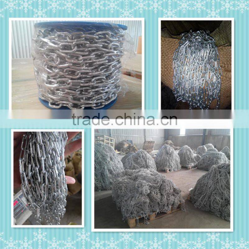 CHINA FACTORY HOT SALE HOT DIP GALVANIZED STEEL CHAIN