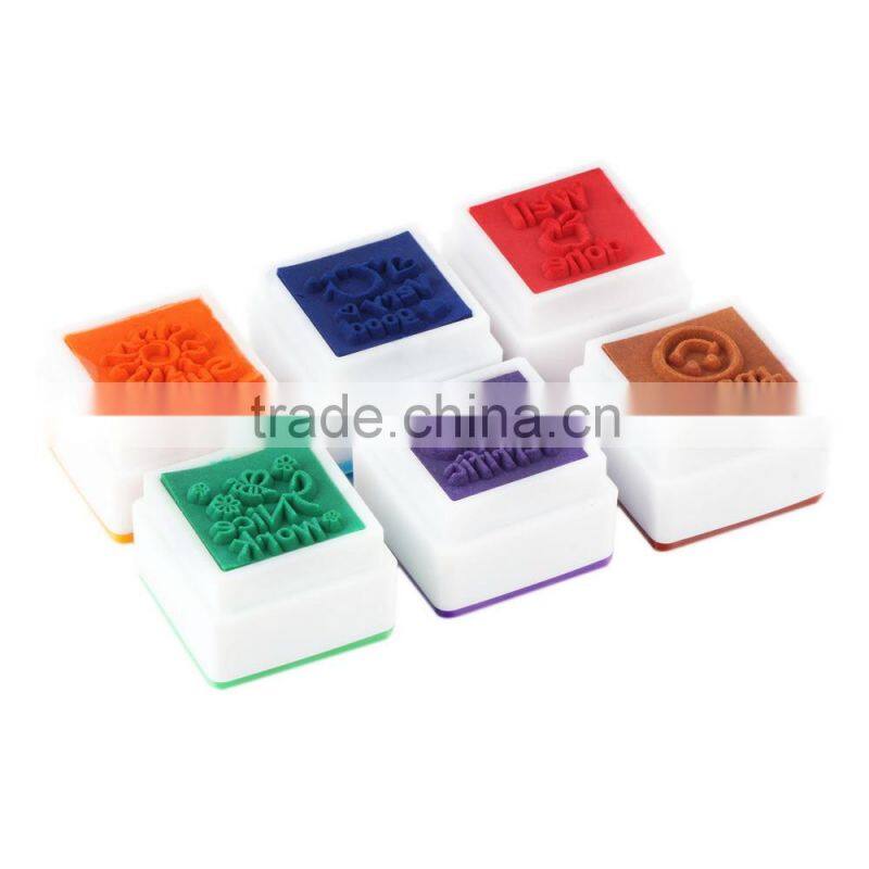 School Teachers English Toy Stamp Self Inking Praise Reward Motivation Sticker Stamper