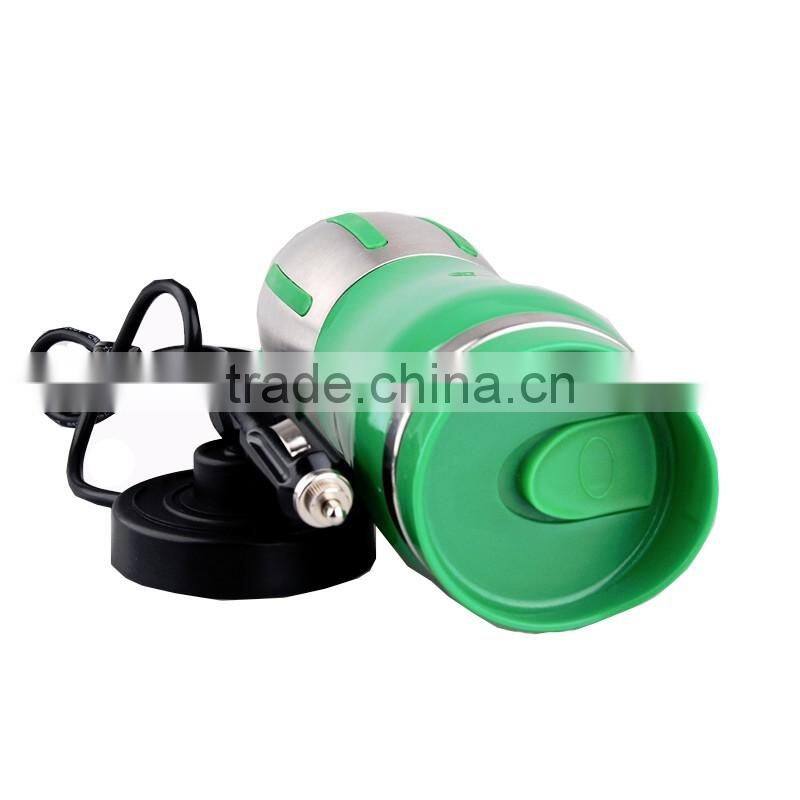 Stainless Steel Travel Car Heated Insulation Electronic Thermal Mug 400ml