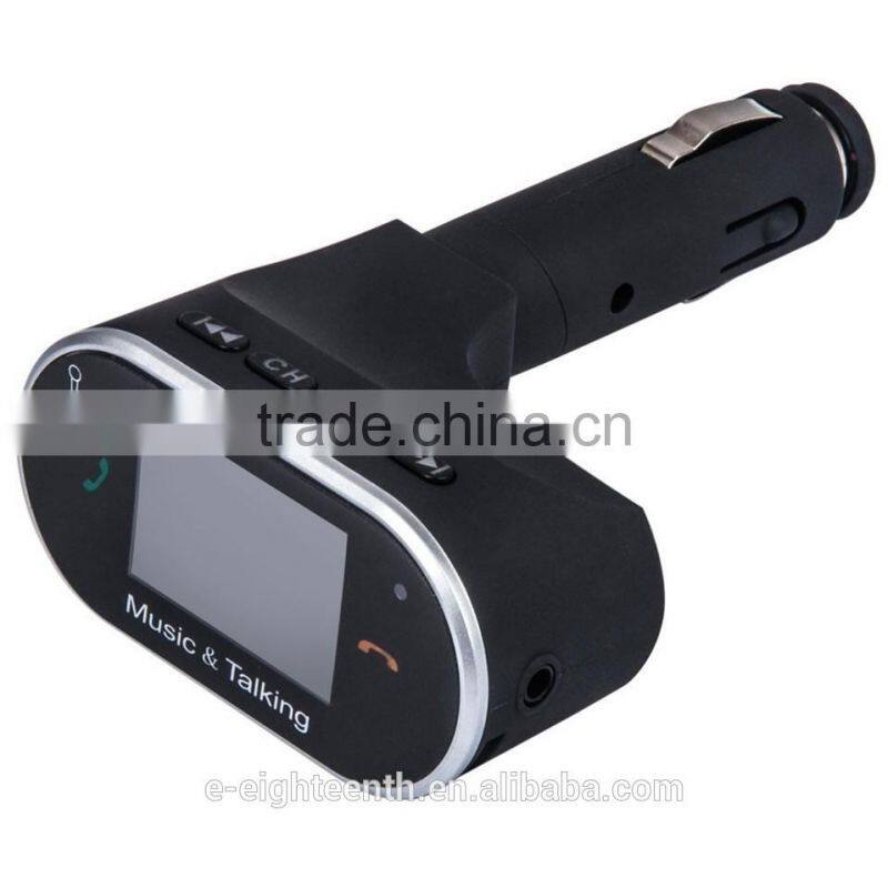 2016 hot universal New Handsfree LCD Bluetooth Car Kit MP3 Player FM Transmitter