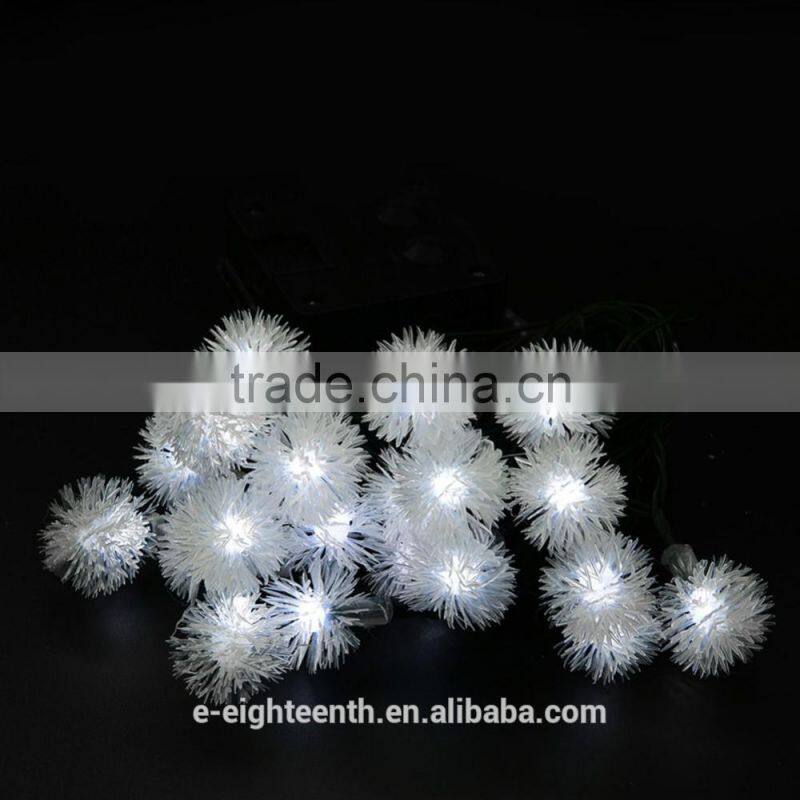 2016 new hot sale 4.8m 20Led Chuzzle Solar Fairy String Lights for Outdoor Gardens Christmas Party