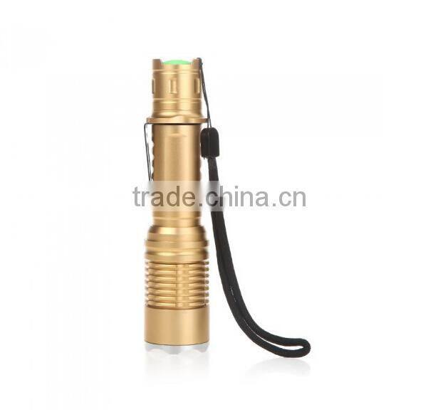 Promotion T6 2000 LM High Power Torch Zoomable LED Flashlight Torch light (3xAAA or 1x18650)