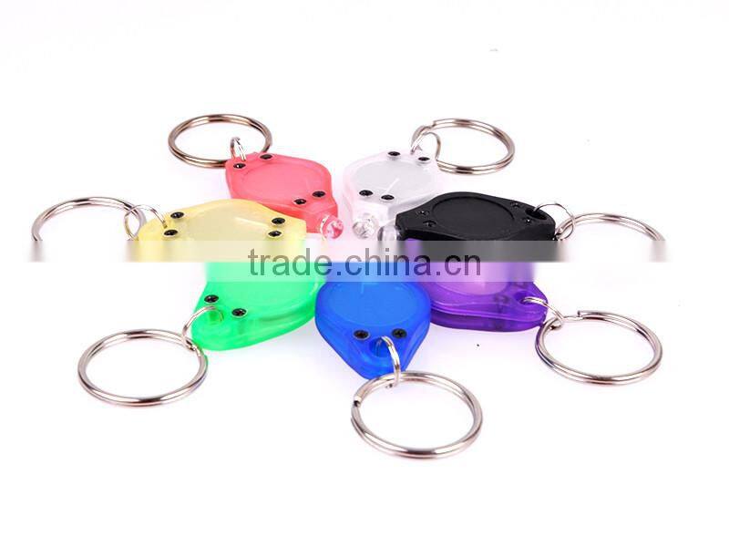 keyKeychain Manufacturers in China Plastic Pink Light 12000-14000mcd LED Custom Keychain