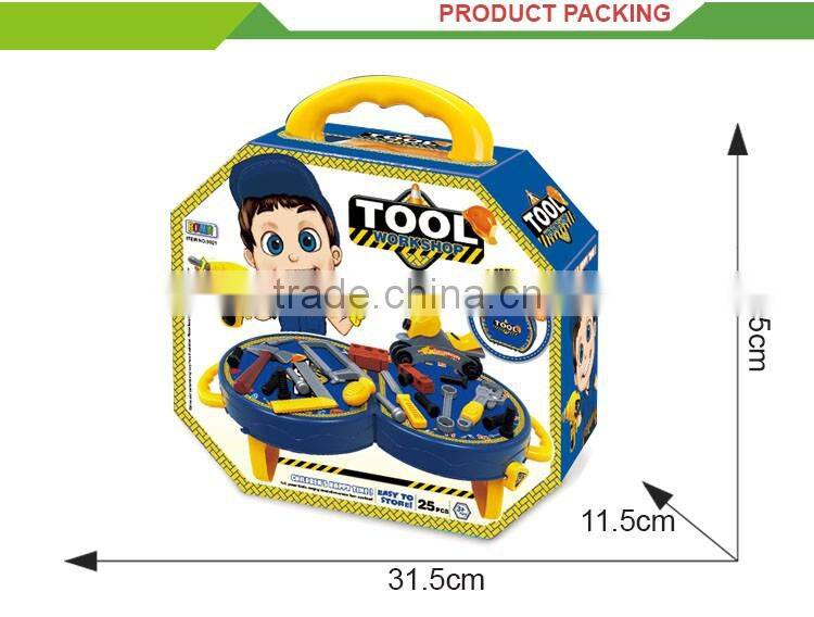 Hot selling big plastic suitcase toys workshop tool table