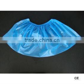 Medical disposable waterproof anti skid PE shoe cover,Nonwoven Fabric of Disposable CPE Shoe Cover for Hospital or Clinic
