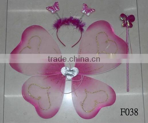 girl's sequin fairy wing wholesale HYY-HBQZ010