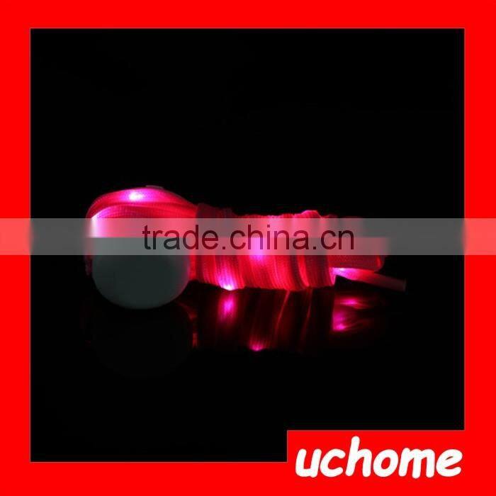 UCHOME Glitter LED Shoes Lace Flashing LED Shoelaces with Battery
