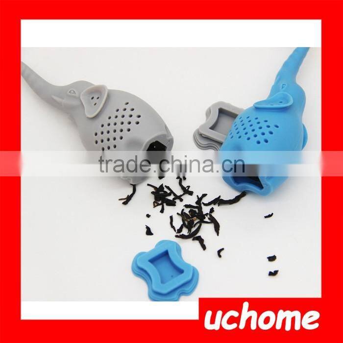 UCHOME Cute Animal Shape Silicone Tea Infuser/Strainer/Bag/Filter