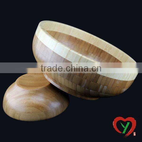 carbonized bamboo salad food fruit bowl servers