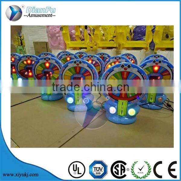 2016 kids hot sell prize wheel game machine in guangzhou on sale