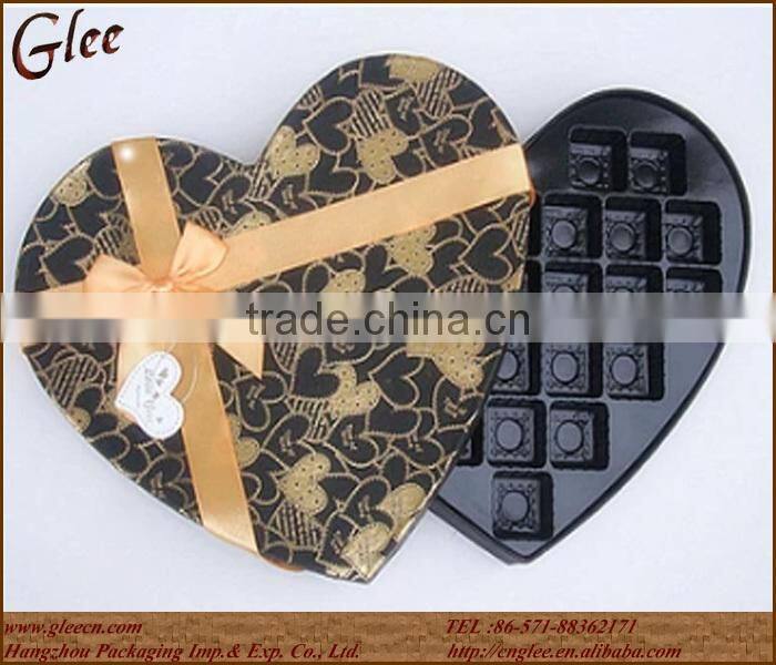 red lovely chocolate box for love person