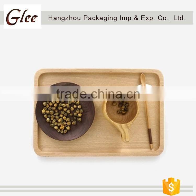 Ec-friendly graceful healthy wood tray