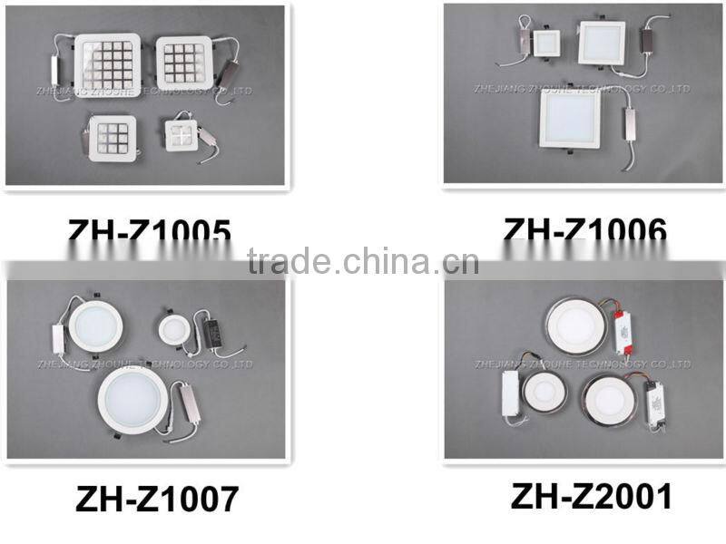 fashion open installation 3w 7w 12w led panel light smd ceiling indoor lamps for home bathroom lamparas