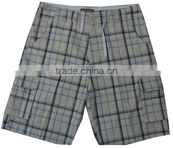 BZ-1025 custom shorts check shorts surf shorts