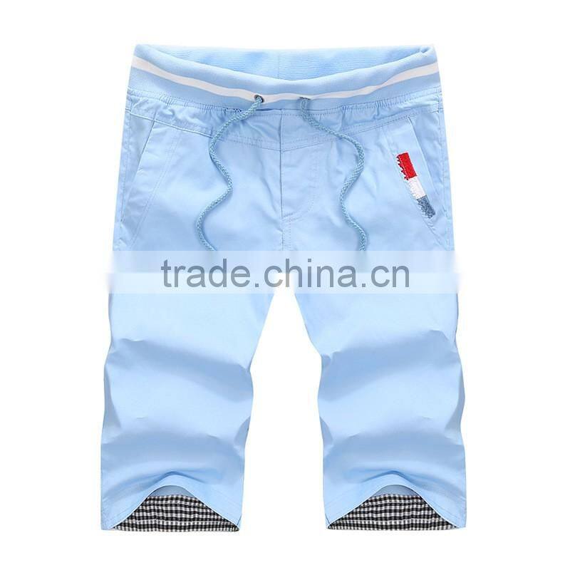 2016 hot sale 100% Cotton men causal men Short Pants/Trousers