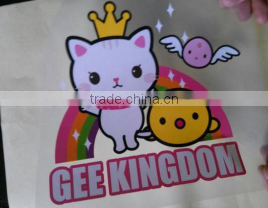 high quality cold peel Elastic Transfer for kid's swimming wear