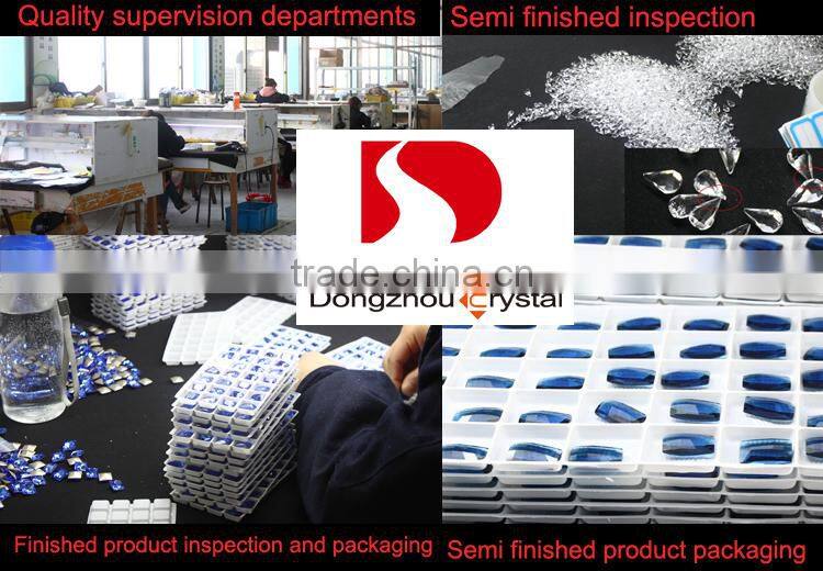 Popular round shape flat back glass stone wholesale supplies